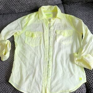 Aeropostale Neon Button Up